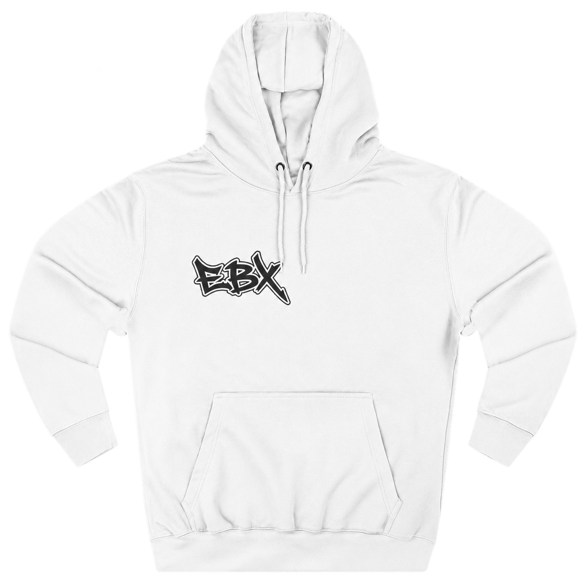EBX Logo Hoodie - Minimal Graphic Fleece Pullover