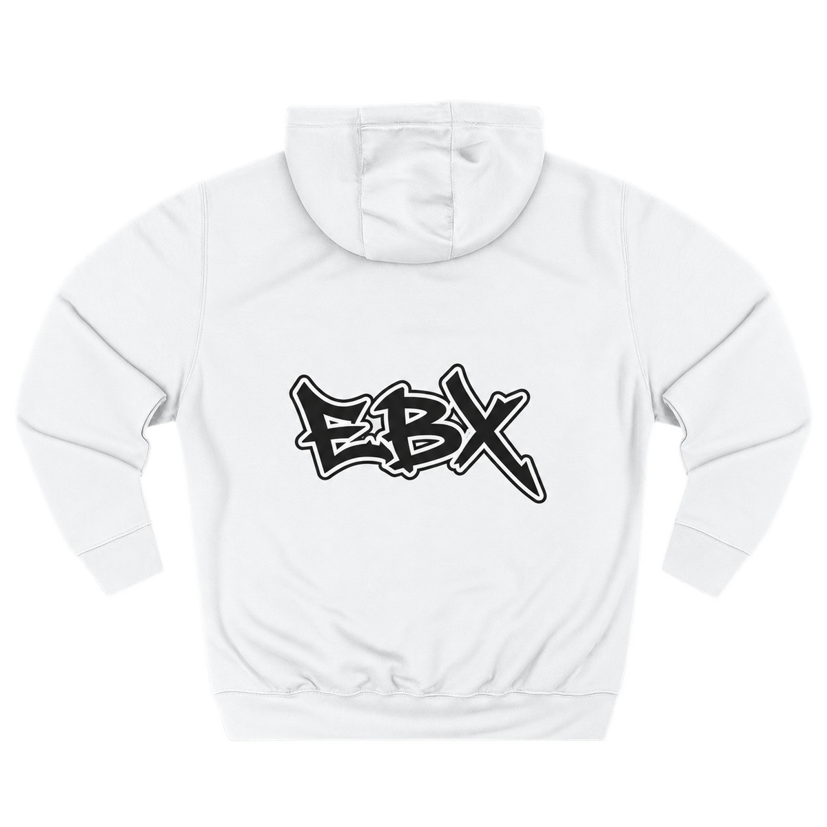 EBX Logo Hoodie - Minimal Graphic Fleece Pullover