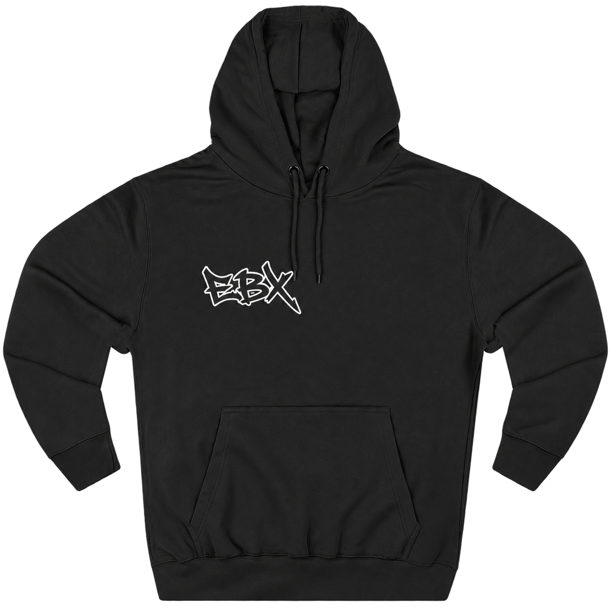 EBX Logo Hoodie - Minimal Graphic Fleece Pullover