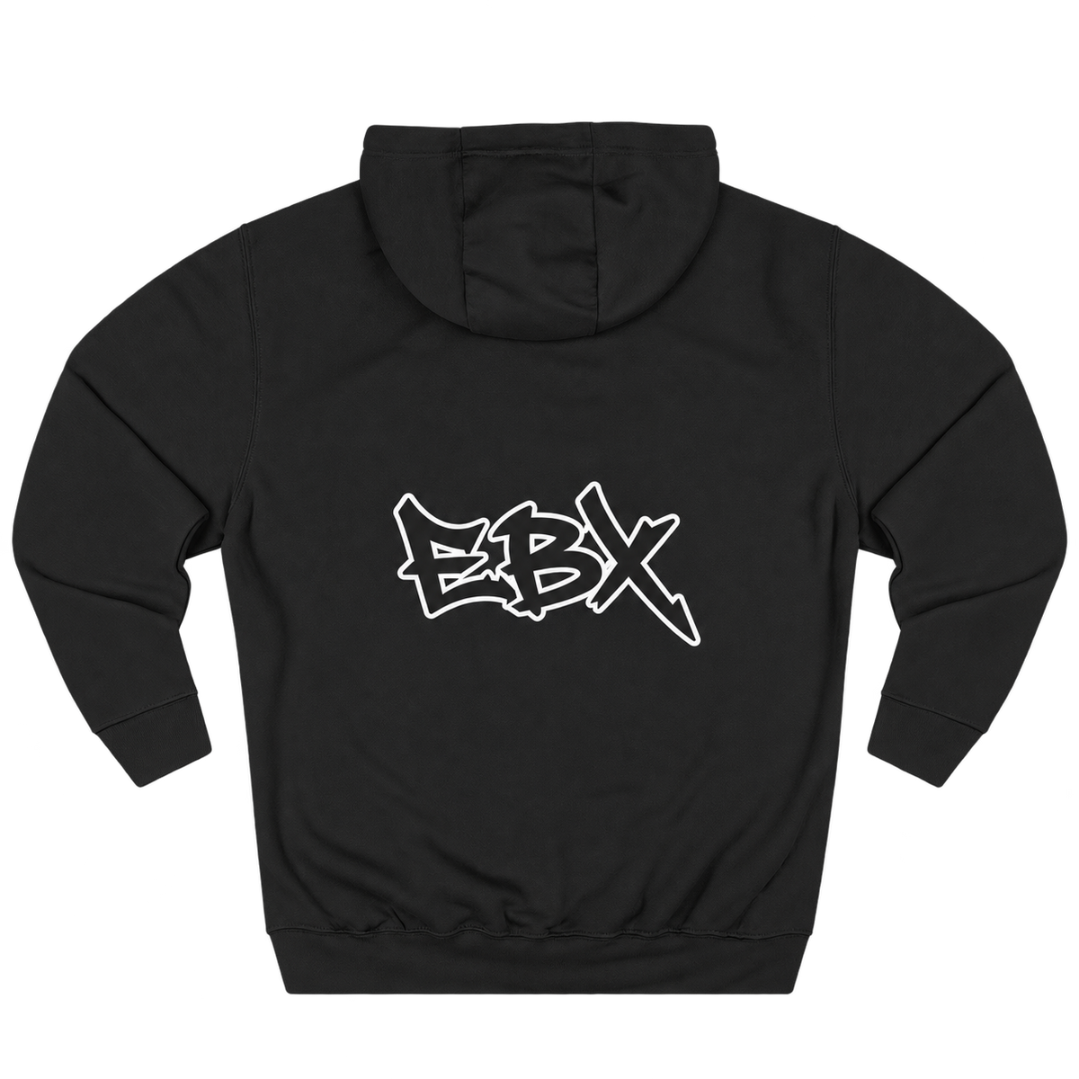 EBX Logo Hoodie - Minimal Graphic Fleece Pullover