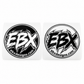 EBX Official Logo Sticker – Black & White