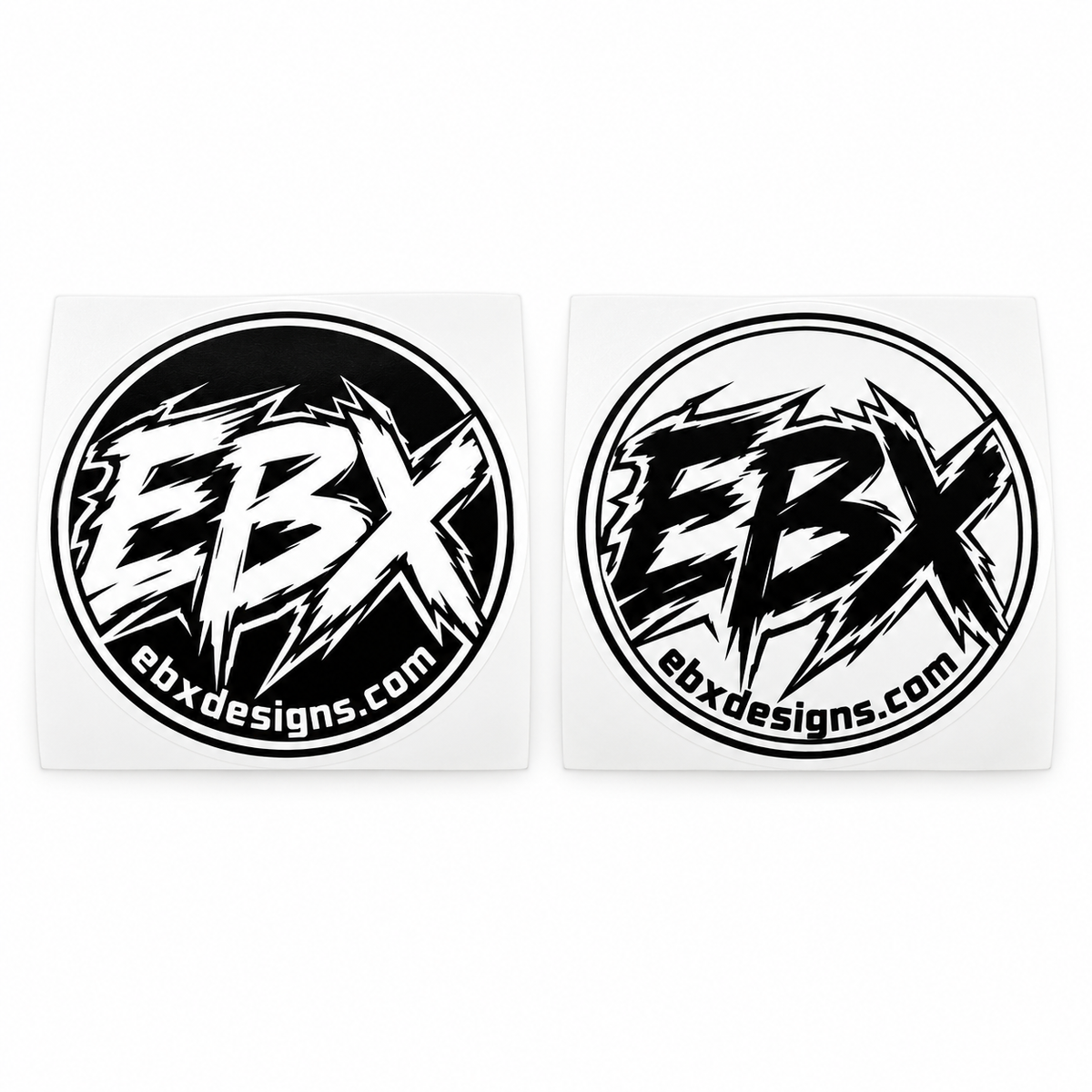 EBX Official Logo Sticker – Black & White